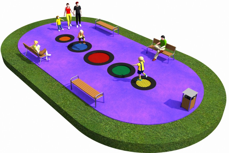 Inter-Play -  Trampolines  Layout 20
