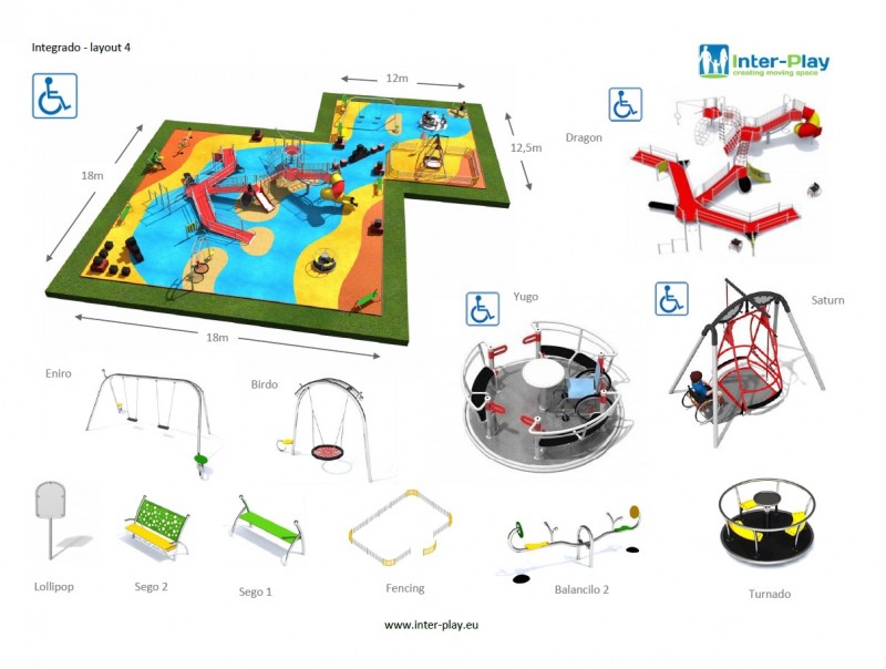 Inter-Play Spielplatzgeraete Projekt INTEGRADO 4