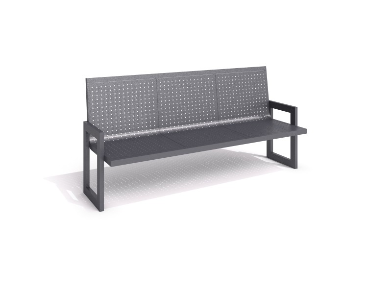 Inter-Play - steel bench 21