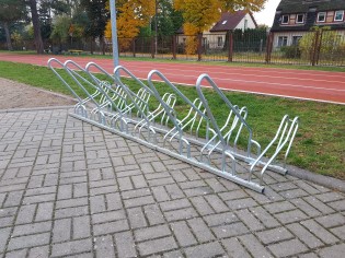 Inter-Play - stainless steel bicycle rack 15