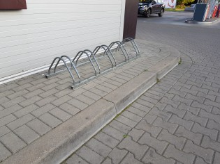 Inter-Play - stainless steel bicycle rack 17