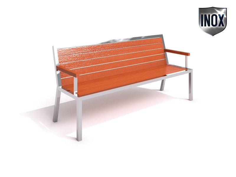 Inter-Play - Stainless steel bench 08