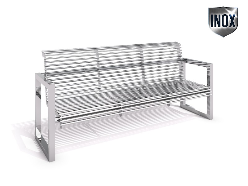 Inter-Play - Stainless steel bench 18