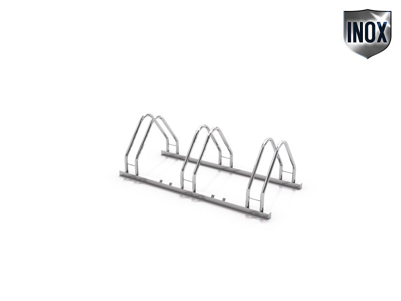 Inter-Play - stainless steel bicycle rack 17