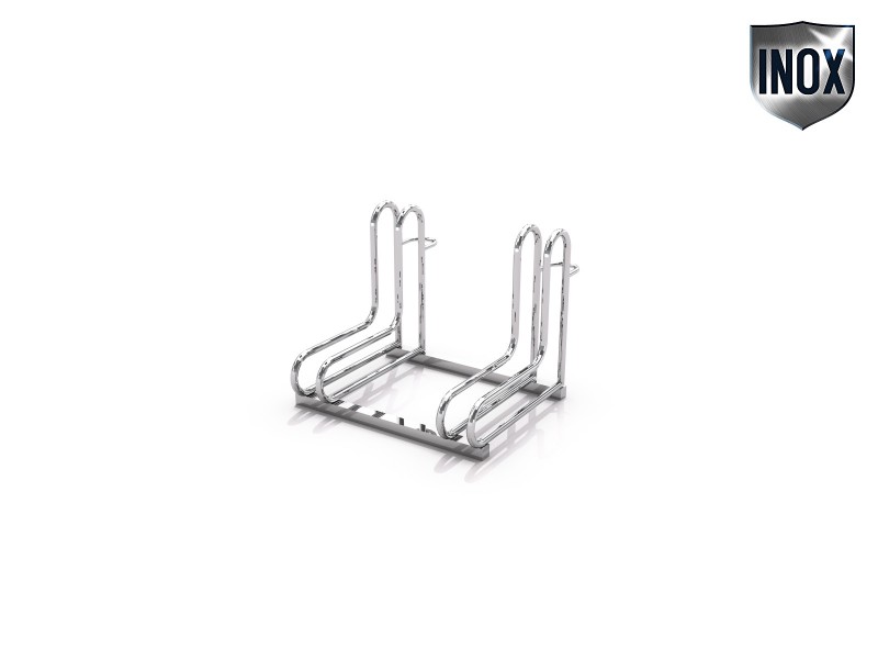 Inter-Play - stainless steel bicycle rack 18